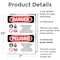 Signmission Inorganic Arsenic Cancer Hazard Bilingual Danger Sign, Plastic, 7in W x 10in L, 2PK OS-2PACK-DS-P-710-VS-1376 - alternate 8